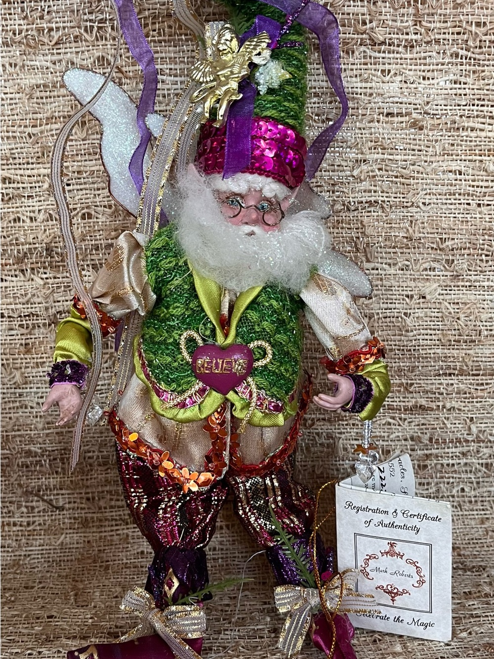 Mark Roberts Collectable “Fairy of Miracles” Holiday Fairy Decoration